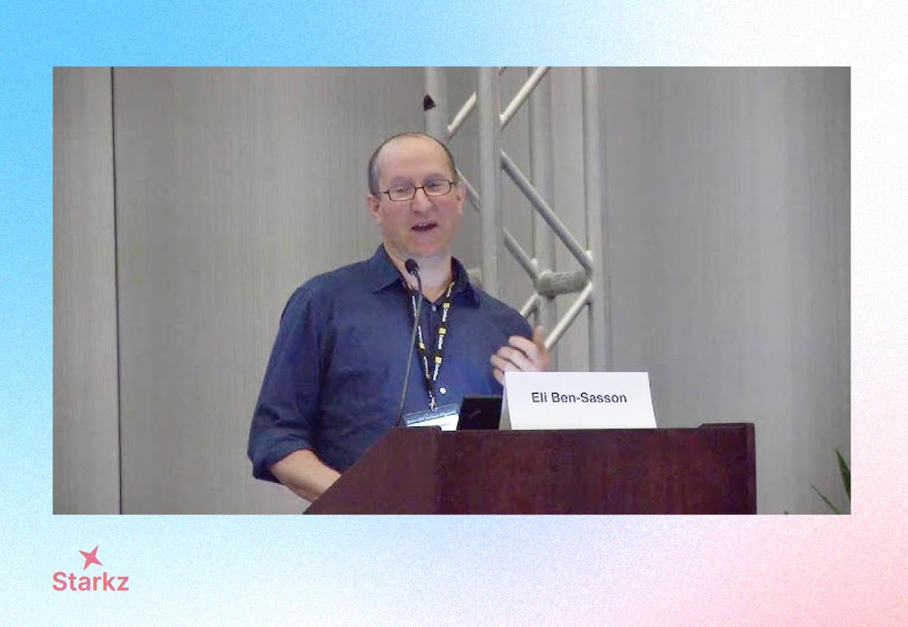 Starkz eli ben sasson 2013 bitcoin conference